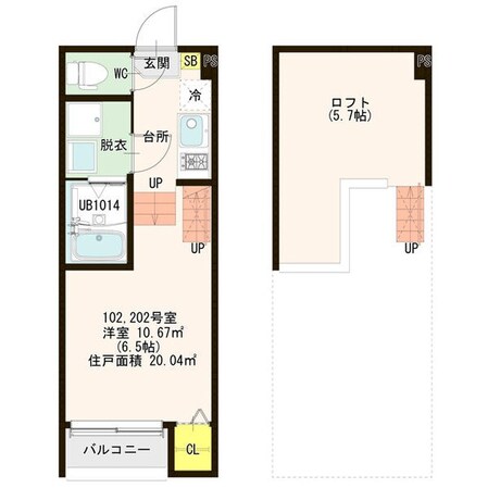 上飯田駅 徒歩4分 1階の物件間取画像